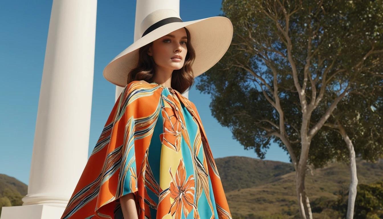 Easiest Ways to Style a Print Cape Dress: Shop and Wear in Fashion